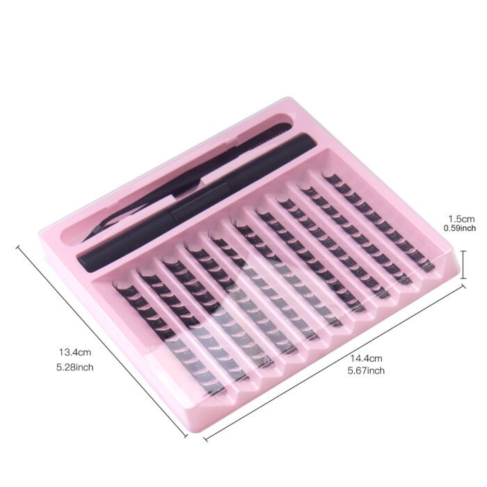 Large Capacity Single Cluster Eyelashes Set