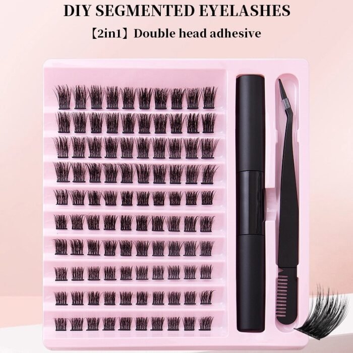 Large Capacity Single Cluster Eyelashes Set